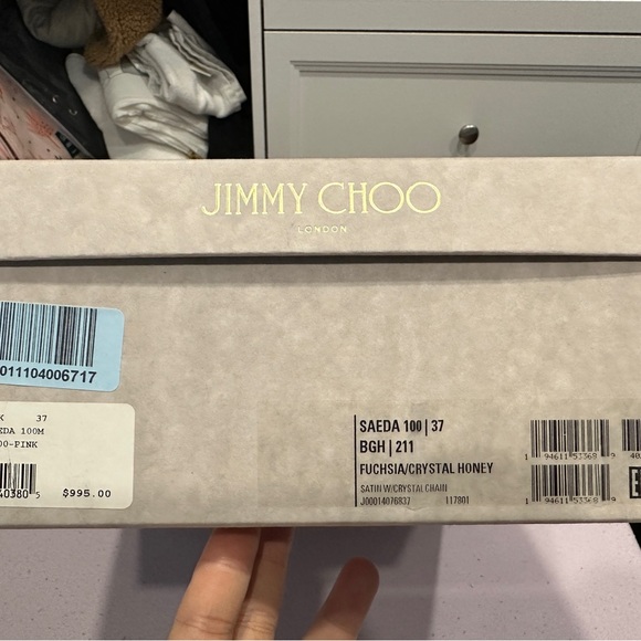 Jimmy Choo Women's Pink Satin Heels - Picture 10 of 10